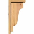 thumbnail image 3 of 5 1/2"W x 8"D x 16"H Newport Smooth Corbel w/Backplate, Western Red Cedar, 3 of 9