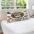 thumbnail image 4 of Cute Funny Lion with Sunglasses Plush Pillow Cases King Size Ultra Soft Warm Pillowcases with Zipper 20"x40", 4 of 9