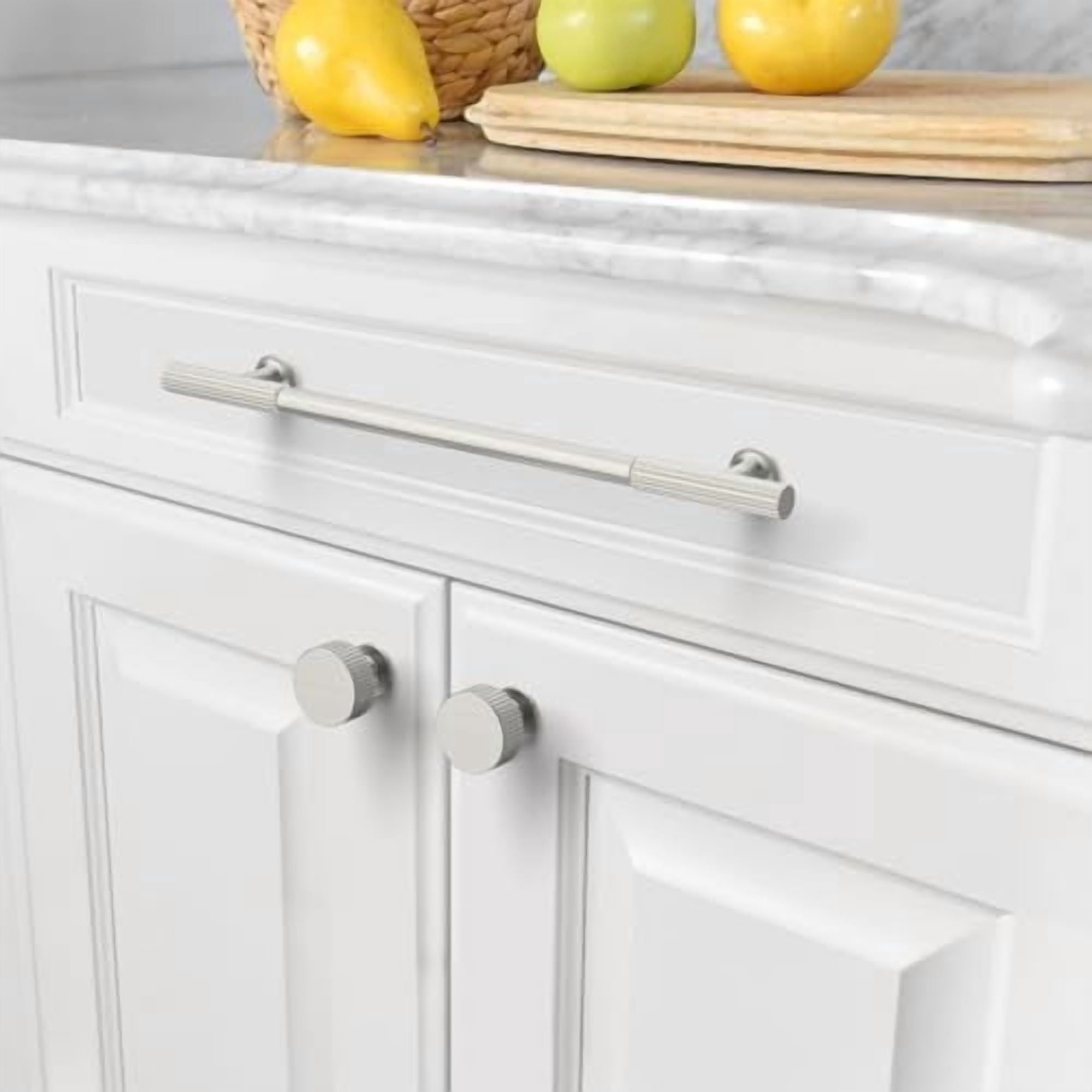 10 Pack 7.5 Inch(192mm) Brushed Satin Nickel Cabinet pulls Kitchen Cabinet Handles, Cabinet Pulls Kitchen Cabinet Hardware for Cupboard Drawer Pulls