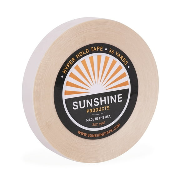 Sunshine Tape | Hyper Hold No Shine Wig Tape Roll | 1" x 36 YDS | Bonding Clear Double Sided