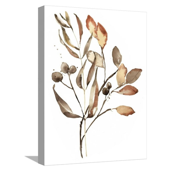 Art.com Autumn's Bundle I Stretched Canvas Print Wall Art by Jennifer Goldberger, 12" x 16"