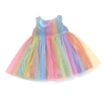 thumbnail image 2 of Vestido de Verano Colorido Manga Corta Ropa Diaria para Muñeca de 18 Pulgadas Sunnimix Falda de Muñeca Americana, 2 of 8