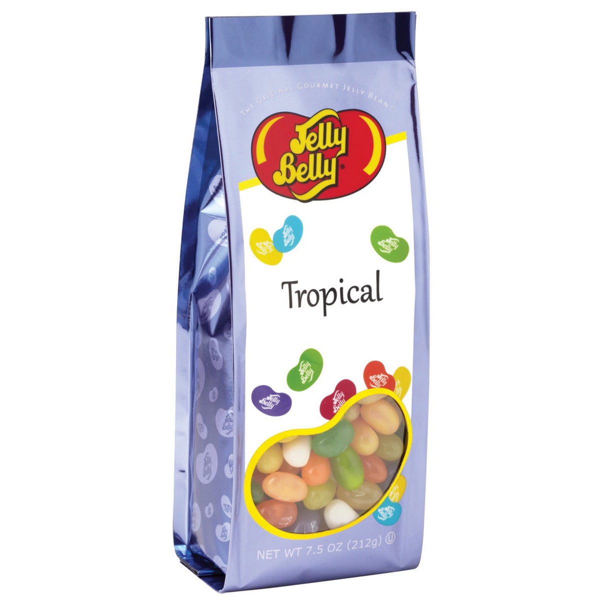 JELLY BELLY Tropical Mix Jelly Beans, 7.5 oz Gift Bag