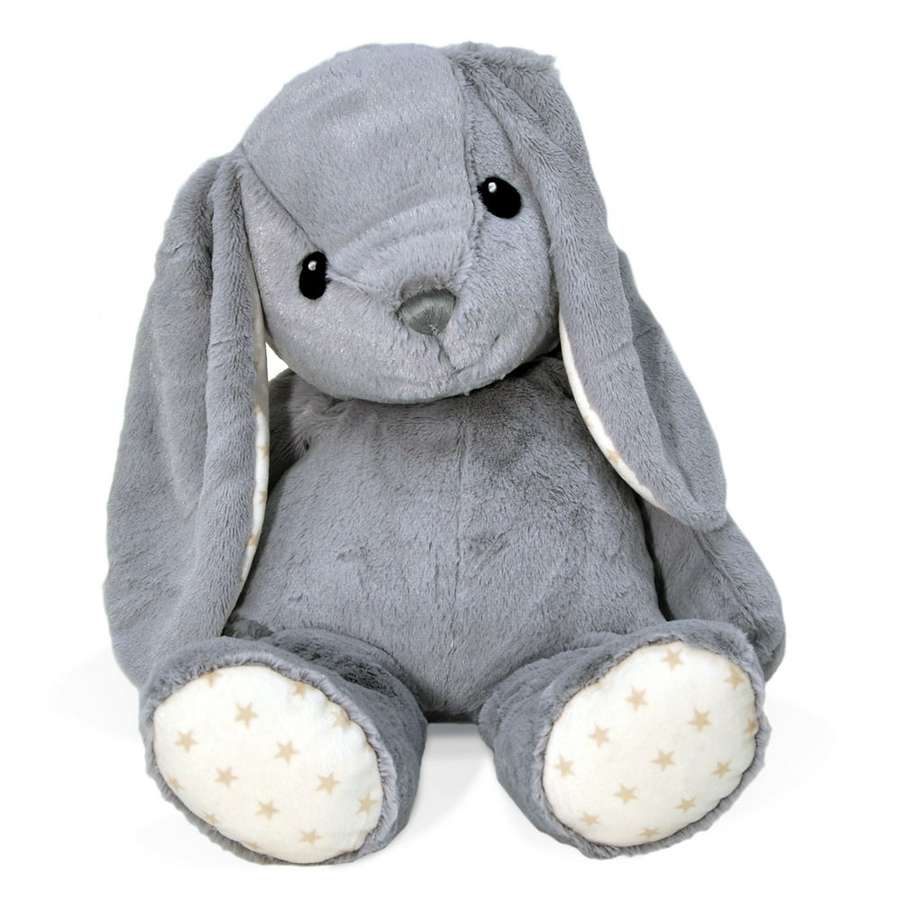 grey bunny stuffed animal