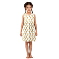 thumbnail image 6 of Girls Dress Flowers Sleeveless Dress for Girls Hem A-Line Casual Sundress, 6 of 7