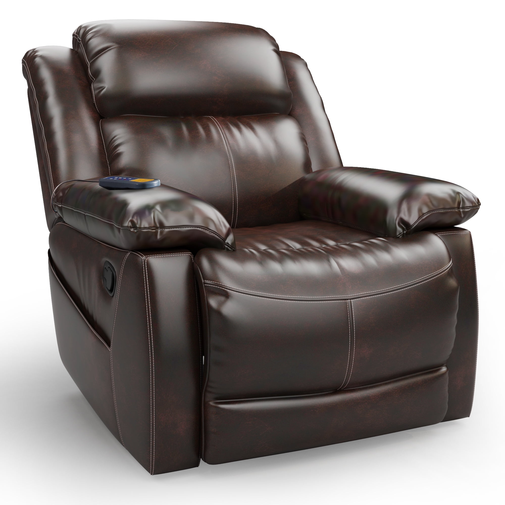 VIK TECH Faux Leather Power Lift Electric Recliner Chair, Modern Rocker Single Sofa Seat 