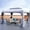 Gray, variant on 10"x13" Outdoor Patio Gazebo with Zipped Shade Curtains, Grey