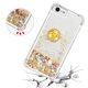 thumbnail image 5 of Funda para iPhone SE 2022/2020 con Brillo Líquido Flotante, Purpurina, Parachoques y Anillo Giratorio Soporte, 5 of 5