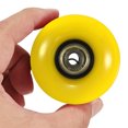 thumbnail image 4 of Unique Bargains Roues de Longboard 60mm avec Roulements ABEC-11 Roues de Rue pour Skateboards Cruiser 80A, Jaune Doré 4 Pack, 4 of 4