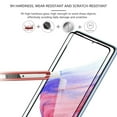 thumbnail image 4 of FIEWESEY For Samsung Galaxy A73 Screen Protector Anti Scratch Case Friendly Bubble Free Scratchproof 9H Tempered Glass Screen Protector for Samsung Galaxy A73 (2 Pcs), 4 of 6