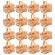 thumbnail image 2 of 16Pcs Miniature Woven Basket Wooden Chip Candy Basket for Wedding Party, 2 of 4