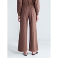 thumbnail image 4 of Scoop Women's and Women's Plus Scubaknit Wide Leg Tie Waist Seamed Pants, Regular, Short Lengths, Sizes XS-4X, 4 of 6