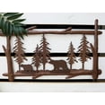 thumbnail image 5 of 23"L Rustic Forest Black Bear And Cub By Pine Trees Metal Wall Art Sign Plaque, 5 of 5