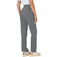 thumbnail image 2 of Little Donkey Andy Women's Convertible Hiking Pants Zip-Off Quick Dry Stretch Pants Travel Camping Fishing Iron Grey 2XL, 2 of 6