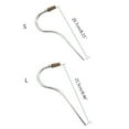 thumbnail image 5 of Necvior Silver-plated Bassoon Metal Mouthpiece Bocal Crook for Woodwind Instrument Parts, 5 of 12