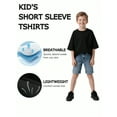 thumbnail image 5 of 1 Pack Brainrot Meme Italian For Boys & Girls,Pure Cotton Crew Neck, Short Sleeve,Geometric Print,Size From 3T-13Y, 5 of 5