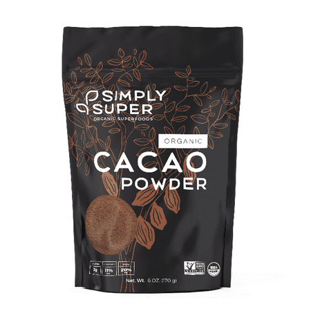 Simply Super Organic Cacao Powder 6oz