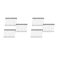 thumbnail image 1 of Advancent Paquete de 24 alfileres de bandeja redonda, broches de barra de acero inoxidable en blanco, traje de hombre, ropa, manualidades, Type3 NO3, 1 of 6