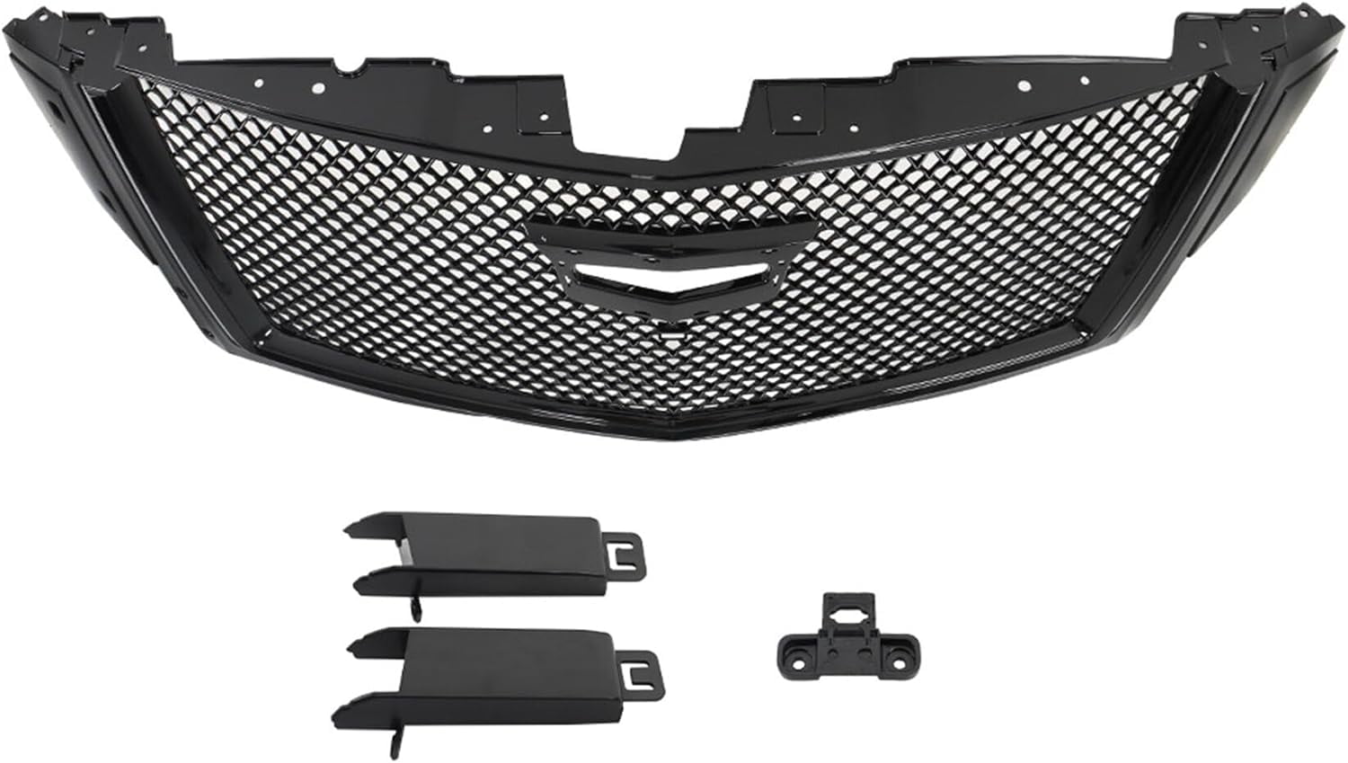ALL-CARB Front Upper Grille Black Honeycomb Grill Replacement for 2015-2020 Escalade