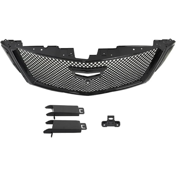 EPOTOOR Front Upper Grille Black Honeycomb Grill Replacement for 2015-2020 Escalade