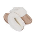 thumbnail image 3 of Pantuflas de algodón para otoño e invierno, de gamuza de algodón con memoria, cálidas para el hogar, para hombres y mujeres, 3 of 5