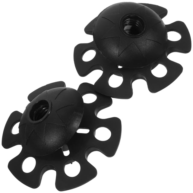 FENGGUIQU 4pcs Hiking Pole Tips Rubber Black for Trekking Pole Replacement Parts