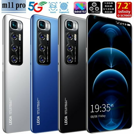 Hot Sales M11pro 7.2 Inches Smartphone 12+512gb Large Memory 5600mah 