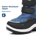 thumbnail image 2 of Apakowa Kid's Boys Winter Snow Boots (Toddler/Little Kid), 2 of 7