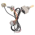 thumbnail image 1 of Electric Guitar Wiring Accessory, Metal Exquisite Workmanship Electric Guitar Wiring Harness Stable Prewired Widely Compatible  for Replacement, 1 of 7