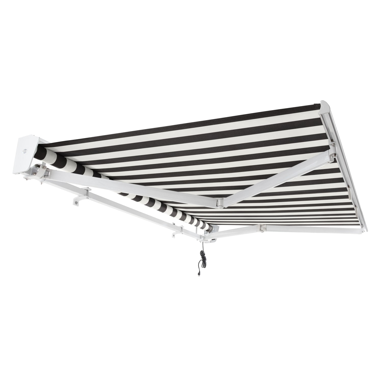 Awntech Destin with Hood Right Motor with Remote Motorized Retractable Awning