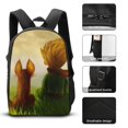 thumbnail image 3 of Le Petit Prince Backpack Three Piece Essentials 17 Inch Bag Lunch Tote Pen Case, 3 of 5