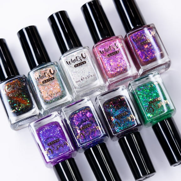 Whats Up Nails - Spooky Spice Collection 9 Nail Polishes Made in USA 21 Free Cruelty Free