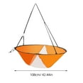 thumbnail image 2 of IFANLANDOR Compact Orange Kayak Wind Sail with Clear Window Suitable for Canoes Inflatables Boats, 2 of 8