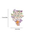 thumbnail image 3 of Flower Bouquet Resin Fridge Stickers Three Dimensional Magnetic Stickers Fridge Decoration, 3 of 7