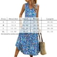 thumbnail image 7 of ZOELNIC Women's Summer Boho Dress Sleeveless V-Neck Maxi Sundress, Casual Loose Fit Tie-Dye Print Beach Dress, L, 7 of 7