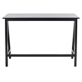 thumbnail image 6 of SAFAVIEH Redding Solid Classic Modern Writing Desk, Black, 6 of 11