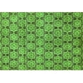 thumbnail image 1 of Ahgly Company Indoor Rectangle Abstract Green Modern Area Rugs, 2' x 5', 1 of 4