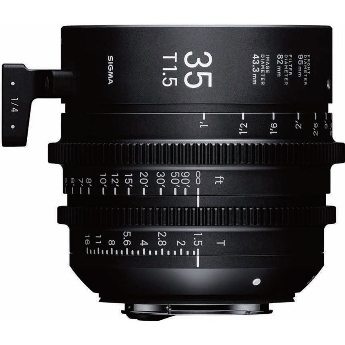 Sigma 35mm T1.5 FF High-Speed Prime Lens for Sony E, Feet