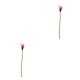 thumbnail image 1 of Flor artificial Toystoory lirio de cala 34cm blanco morado, 1 of 5