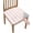 Pink, variant on Pink Striped Chair Seat Covers for Dining Room Stretch Chair Seat Covers Set of 2, Modern Farmhouse Pink White Stripes Chair Seat Protector Cushion Slipcovers for Kitchen Restaurant Office