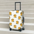 thumbnail image 4 of Salouo Cute Duck With Headphone Pattern Travel Dust-proof Suitcase Cover, Softside Suitcase Protector Luggage Cover Protector for 18-32inch ,Not Included Suitcase, 4 of 8