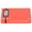 Red, variant on YAHHU M08 DIY Portable 18650 Battery Charger Power Bank Case Box, Micro USB Input 2-Way Charging with LCD Display Screen, White Color (12cm / 4.72in)
