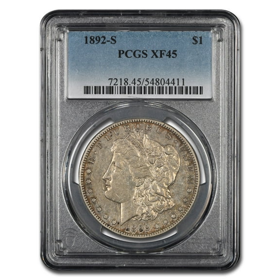 1892-S Morgan Dollar XF-45 PCGS