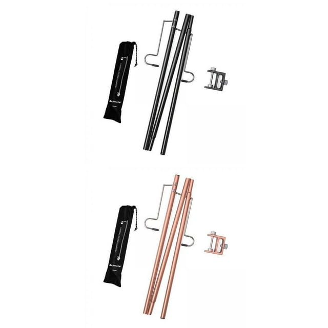 2x Soporte de linterna universal 100cm Poste de lámpara de aleación Cola soporte de linterna al aire libre