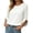 P660 White, variant on Tfken Summer Tshirts For Women Half Sleeve Crew Neck Tops Tees Casual Baggy T-Shirts Ladies Classic Clothes Outdoor Size L Black