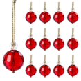 thumbnail image 1 of 8Pcs Iridescents Mini Christmas Glass Ornaments For Tree And Wedding Decorations Round Prisms Suncatcher With Chain Xmas Tree Decor, 1 of 1