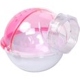 thumbnail image 1 of Baño para hámsteres, contenedor de arena para animales pequeños, jaula de alambre acrílico extraíble, accesorios para jerbos, hámsteres sirios (rosa), 1 of 5