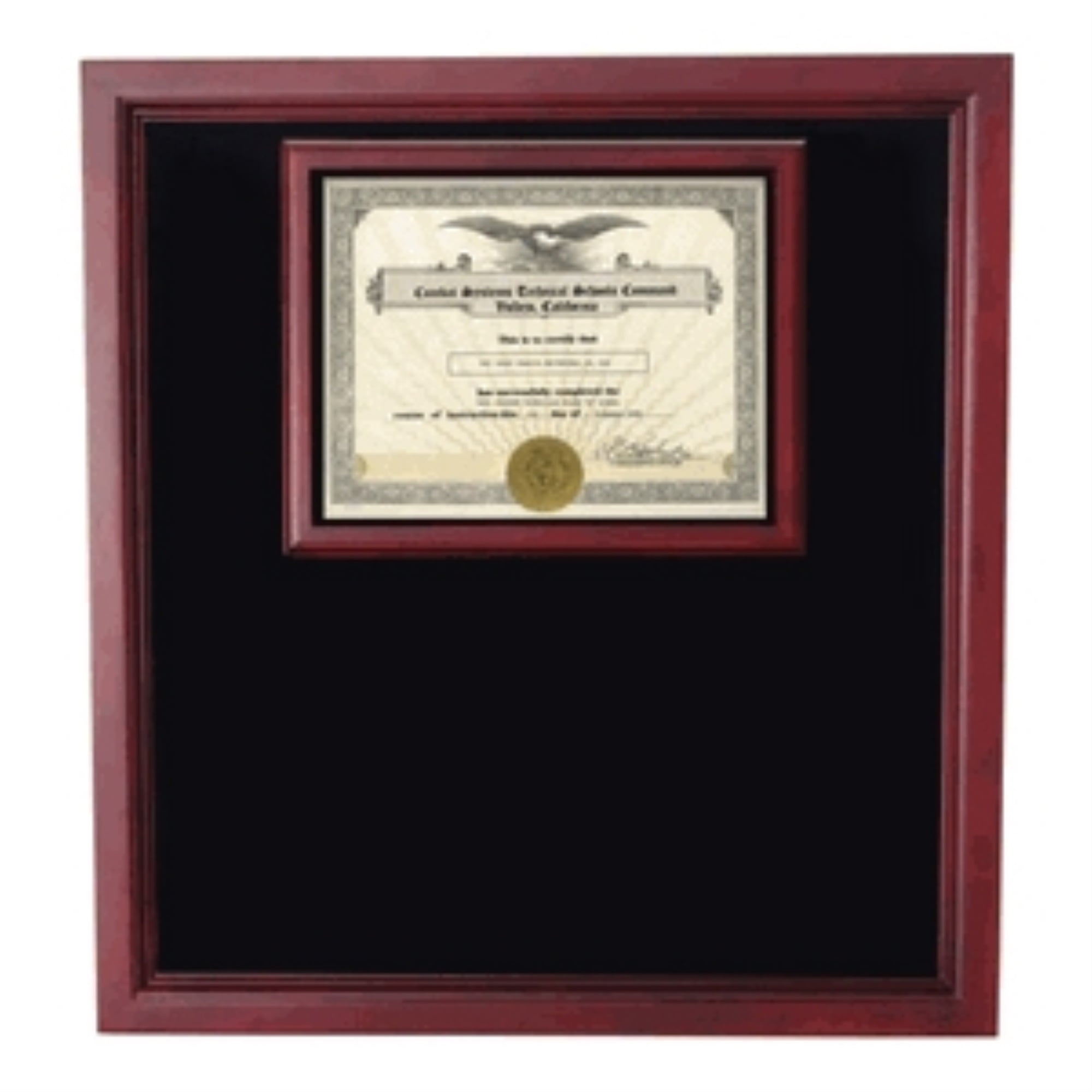 Award certificate Shadowbox, Military Frame - Walmart.com
