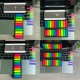 thumbnail image 5 of Cute Transparent Neon Sticky Notes Pads,Page Markers,2250Pcs Fluorescent and Neon Sticky Index Tab with Arrow Design, Sticky Tab Self Adhesive Clear See Through Page Tab, 9Sets/Pack, 5 of 5