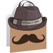 (3 Pack) Cool Mustache Gift Bag